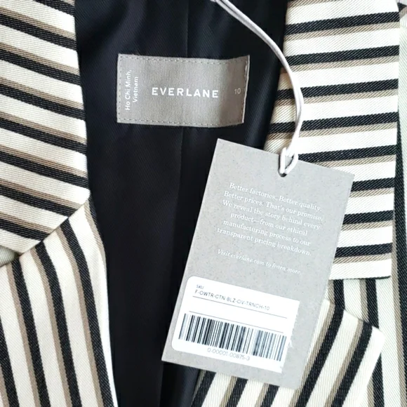 Everlane Cotton Blazer nwt - Picture 4 of 8